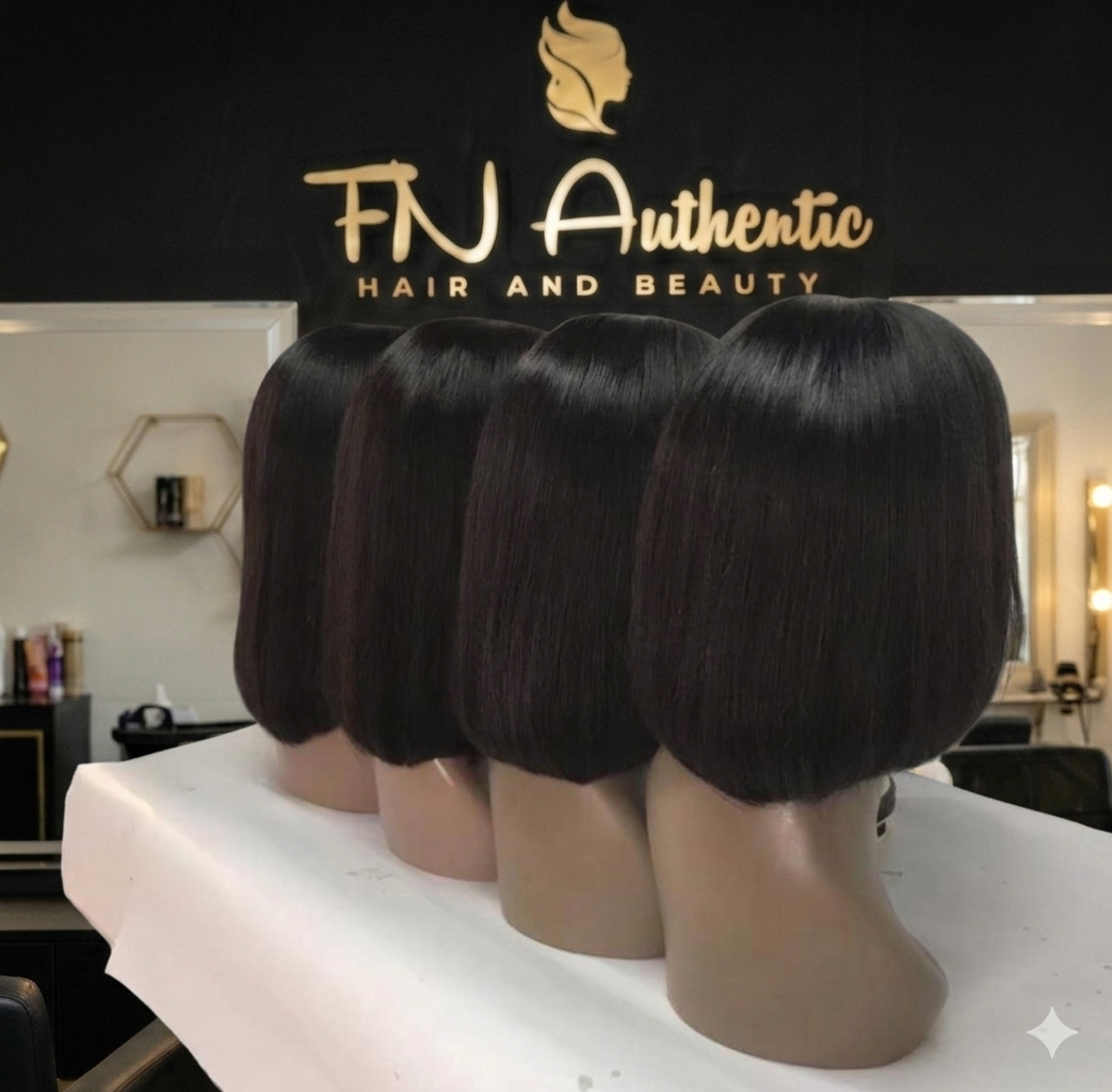 12-Inch Super Double Drawn Virgin Hair Bob (13x6) – Ultra-Thick, Good Quality, Ready-to-Wear/glueless