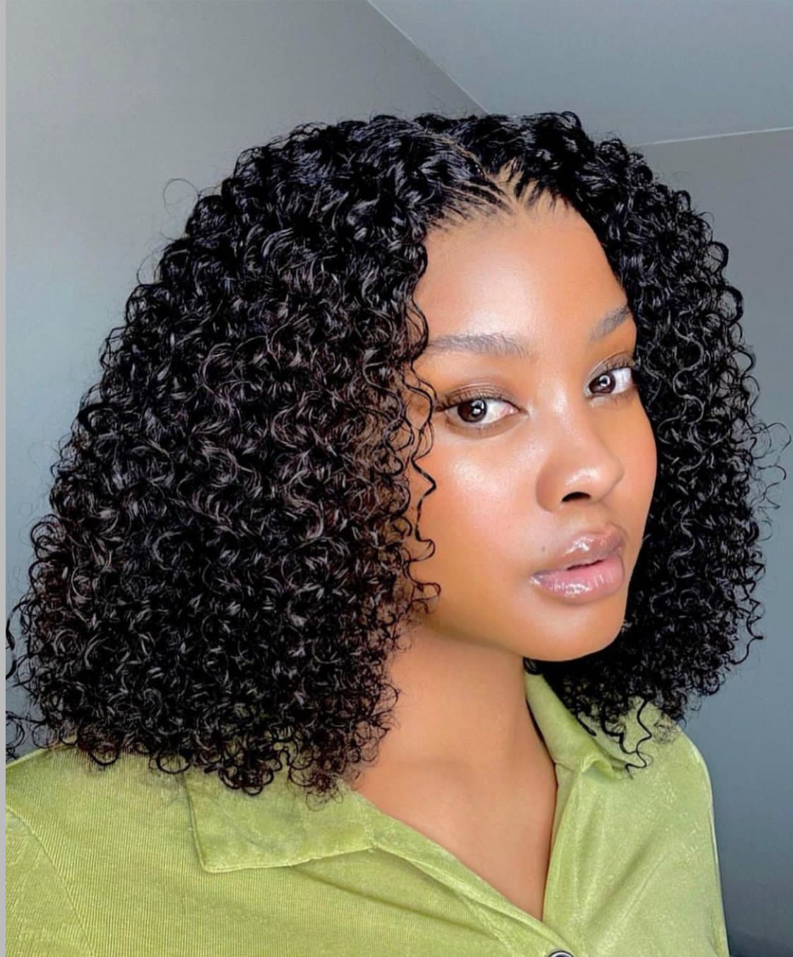 Double drawn Jerry curls 14"  13x4 Double drawn Jerry curls 16" 13x4 R1 800