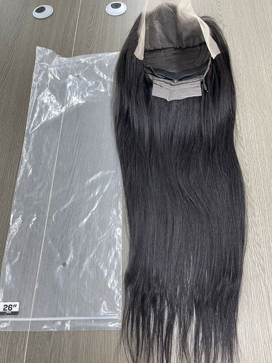 Malaysian Straight 26" 13x4 Natural color