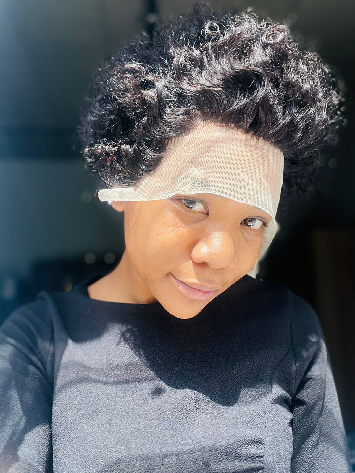 Best selling Glue less Pixie water curls 13x4 and a free bonnet