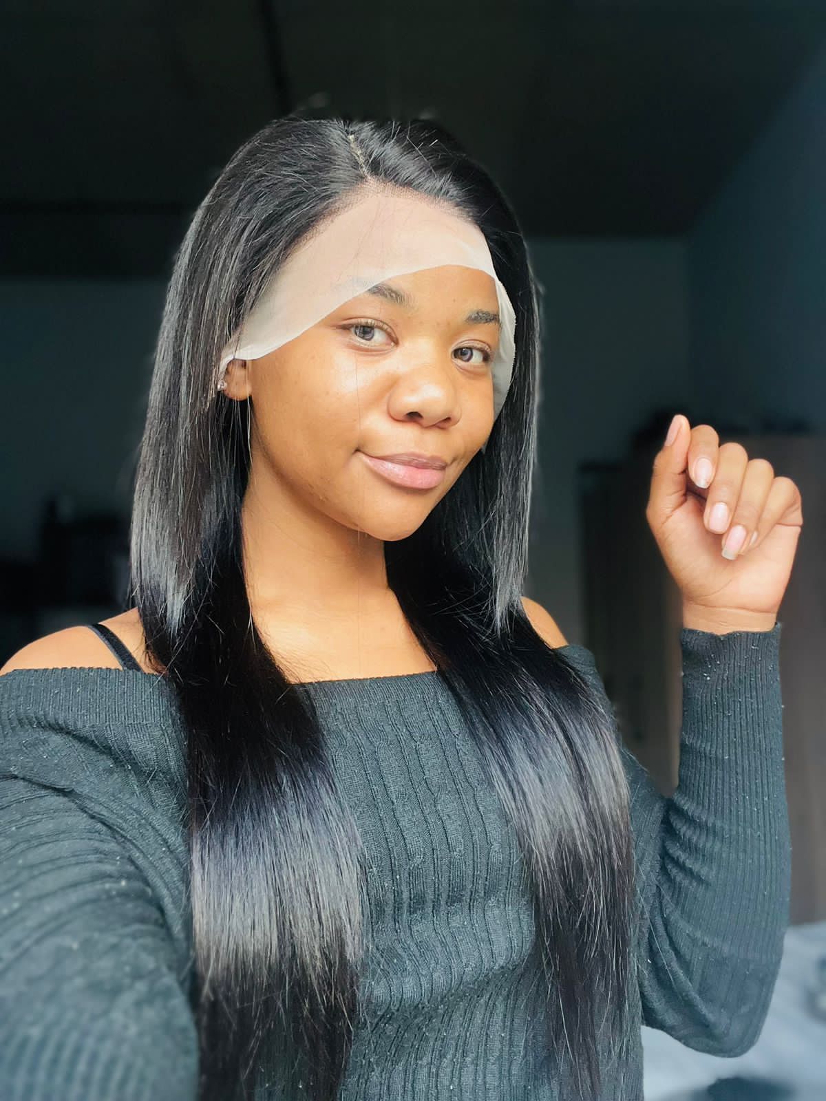 20" Straight Natural color 13x4 with free Goodies