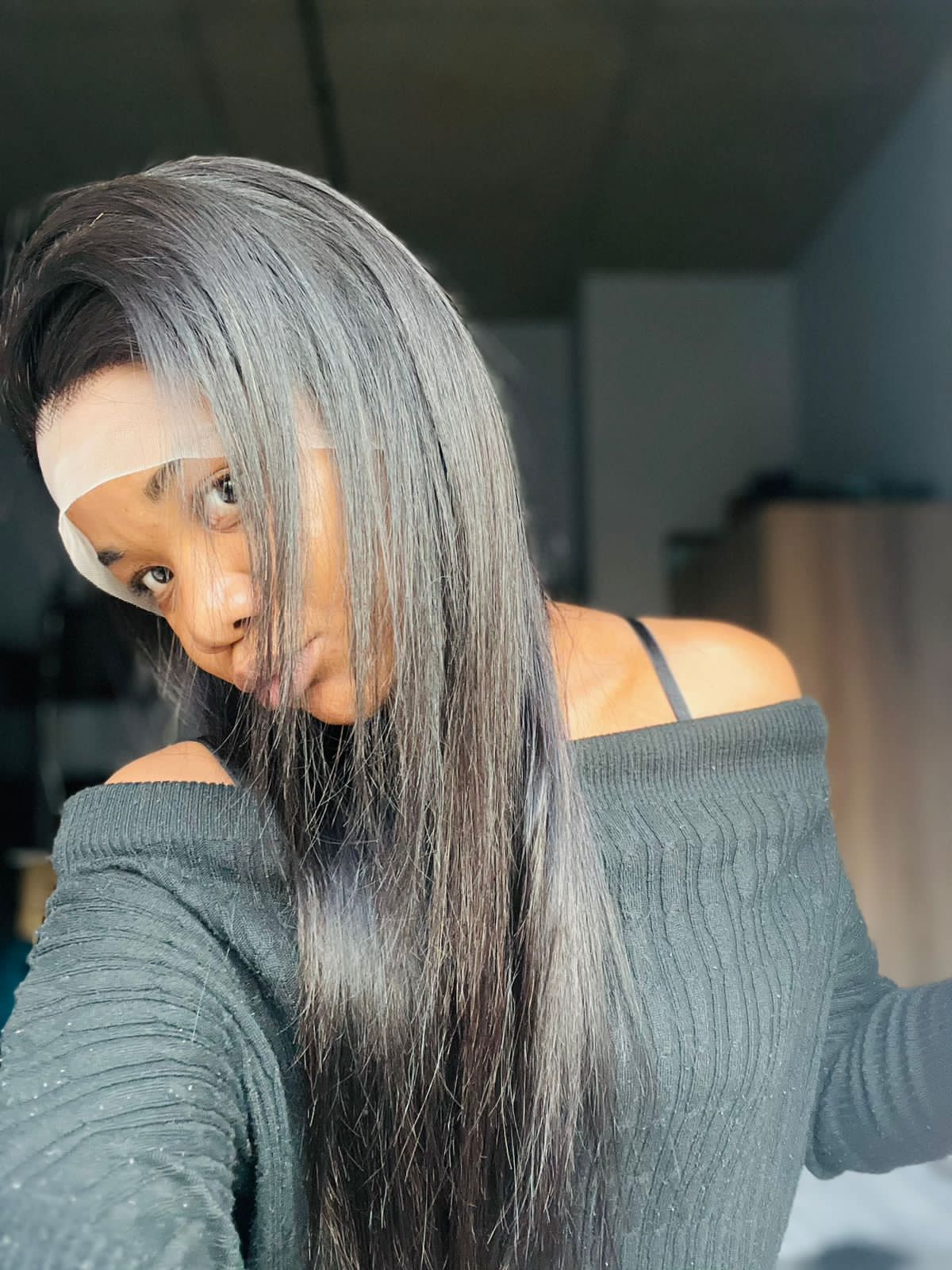 20" Straight Natural color 13x4 with free Goodies