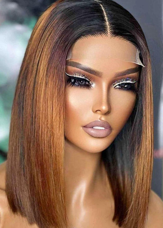 Vietnam Double Drawn Glue less 14" Bob 4x4