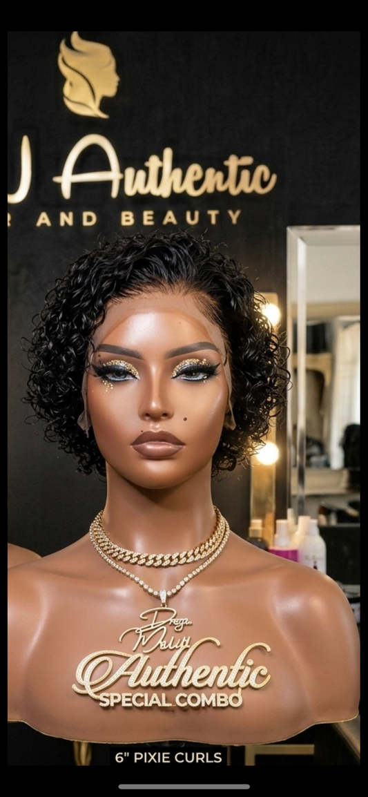 Special Combo!! 13x4 Pixie Curls + Installation Kit + Free Goodies

Get ready to slay with this must-have bundle! The 13x4 Pixie Curls offer a chic, lightweight cut with a sheer lace front for a natural, breathable hairline.