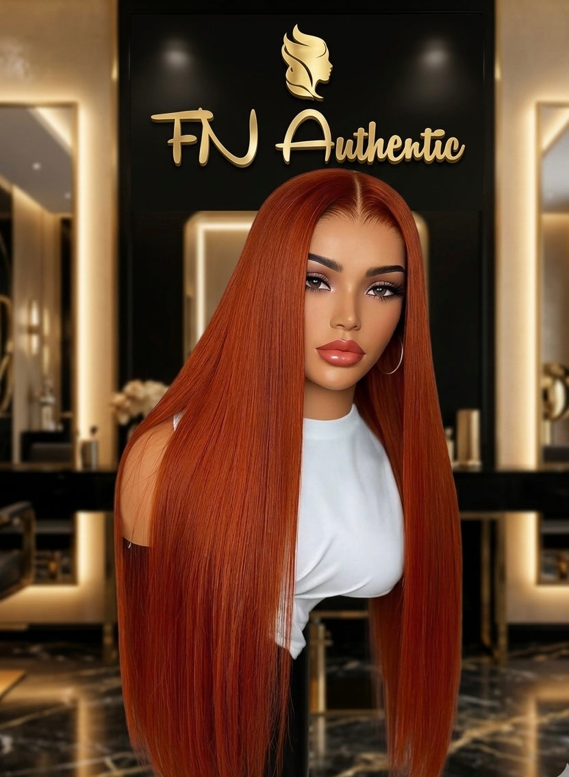 Double Drawn 13x4 30" Virgin Hair – Ultra-Dense, Full-Ends, No Weft Shedding.