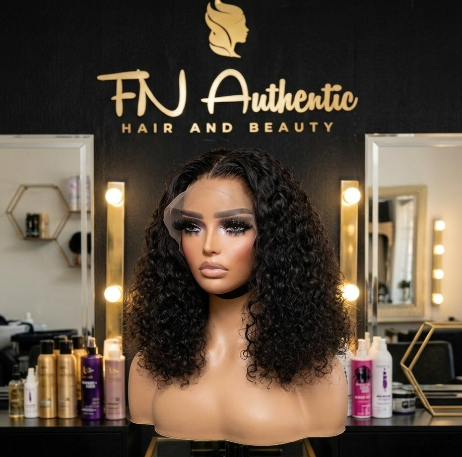 14" HD Lace 13x6 Double Drawn Water Curls – voluminous, frizz-free, and flawlessly defined from root to tip.