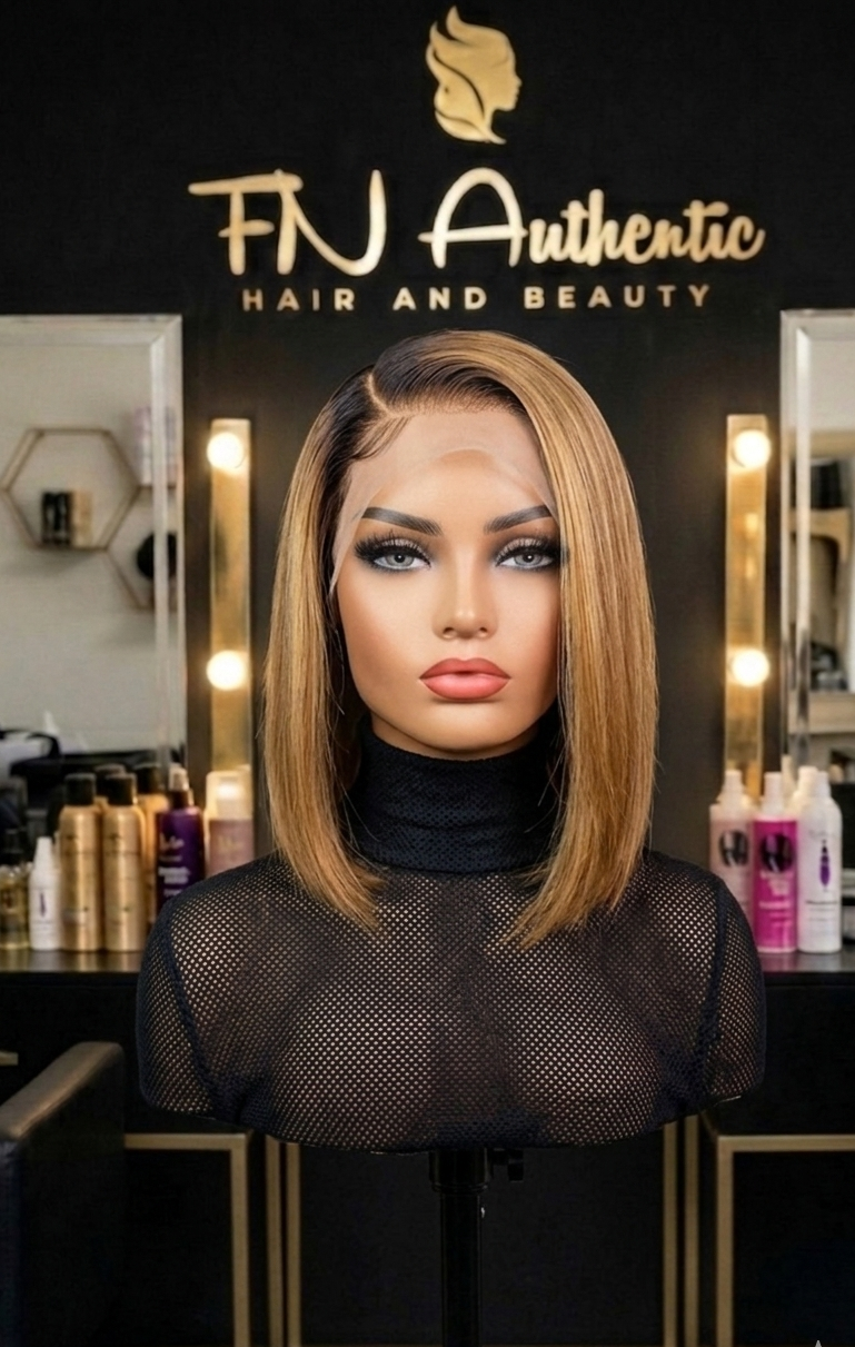 12-Inch Super Double Drawn Virgin Hair Bob (13x6) – Ultra-Thick, Good Quality, Ready-to-Wear/glueless