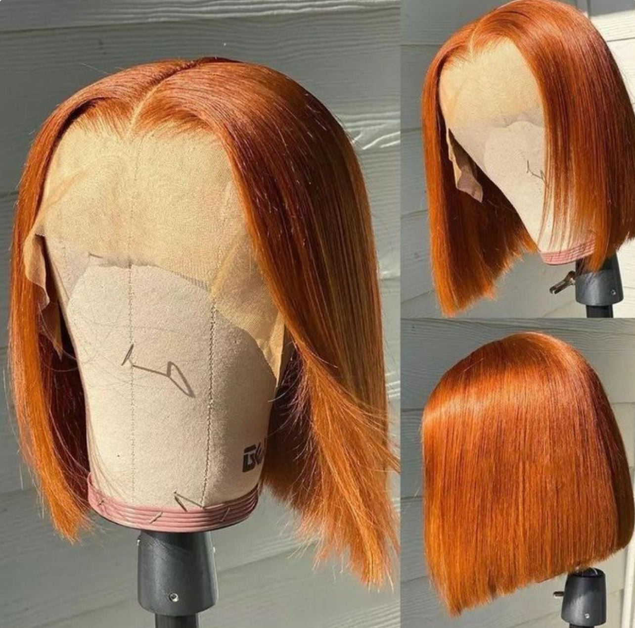 Double Drawn 10" Bob 13x4 virgin hair- Ultra thick