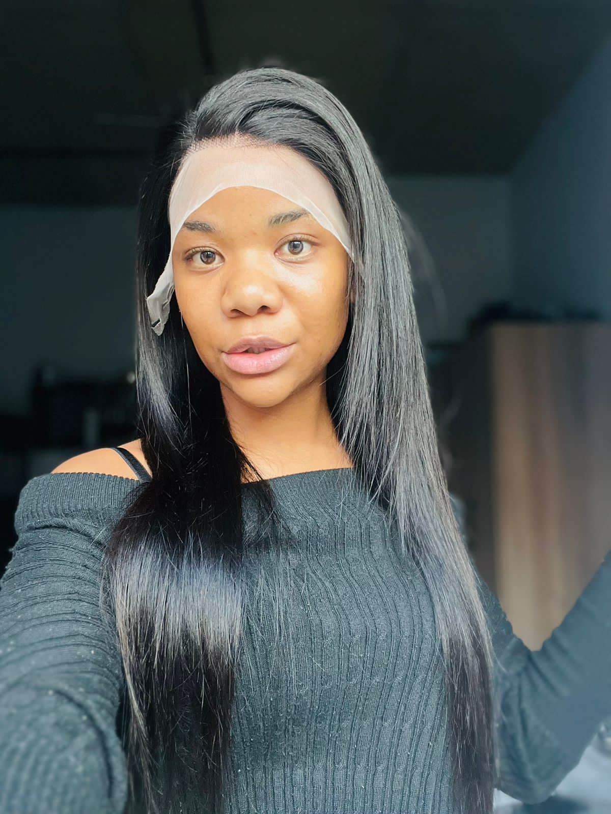 20" Straight Natural color 13x4  with free Goodies