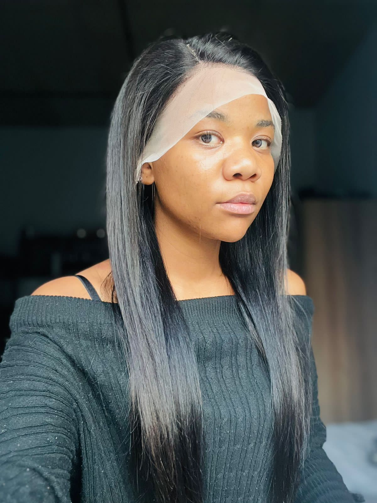 20" Straight Natural color 13x4  with free Goodies